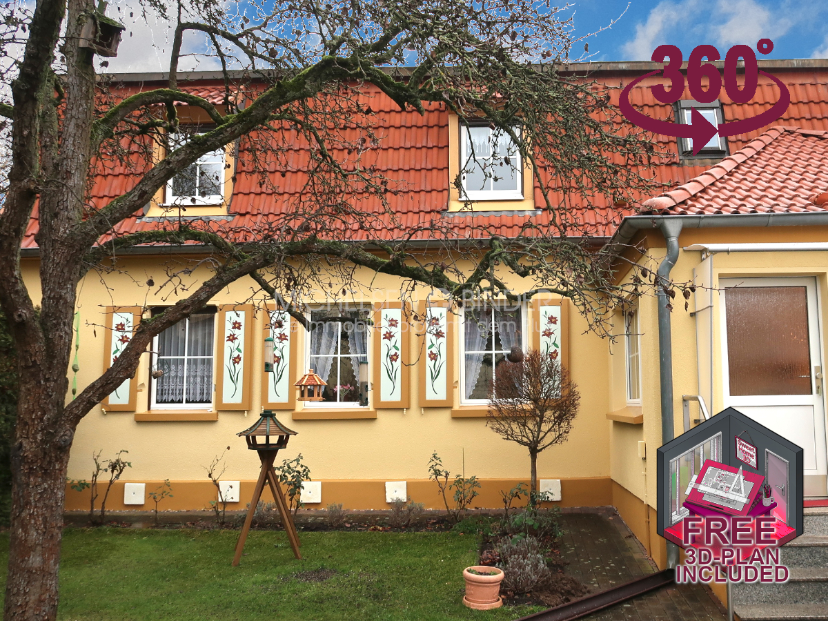 Gemtliches Domizil mit Garten + Nebengelass auf 1300 m in Lehnin: RUHE. ERHOLUNG. AUSBAUPOTENTIAL.