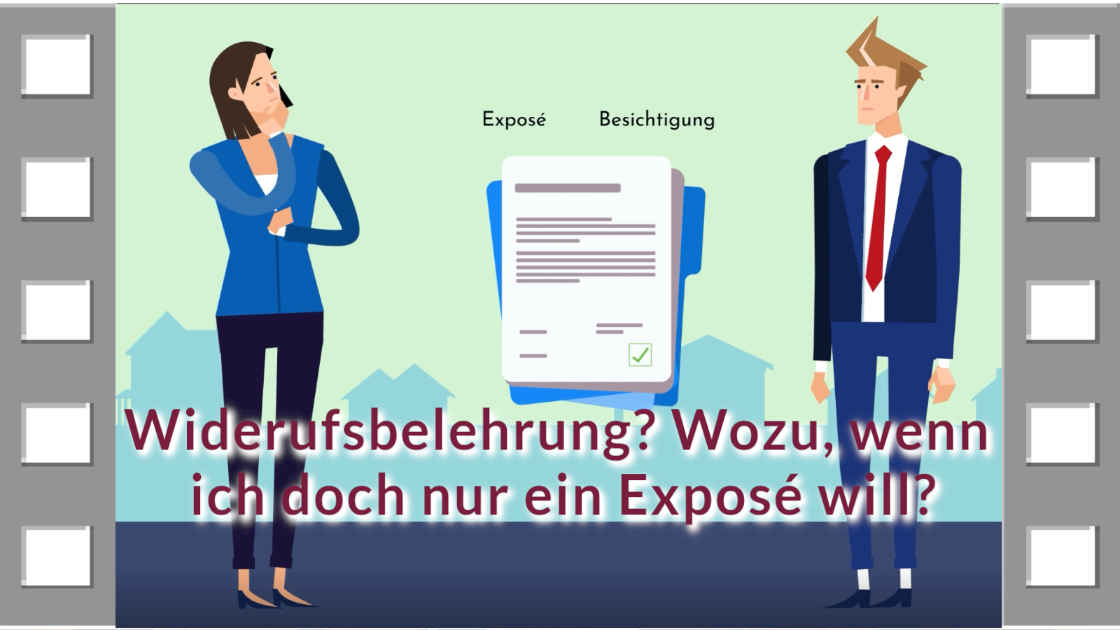 Widerrufsbelehrung wegen Expose?